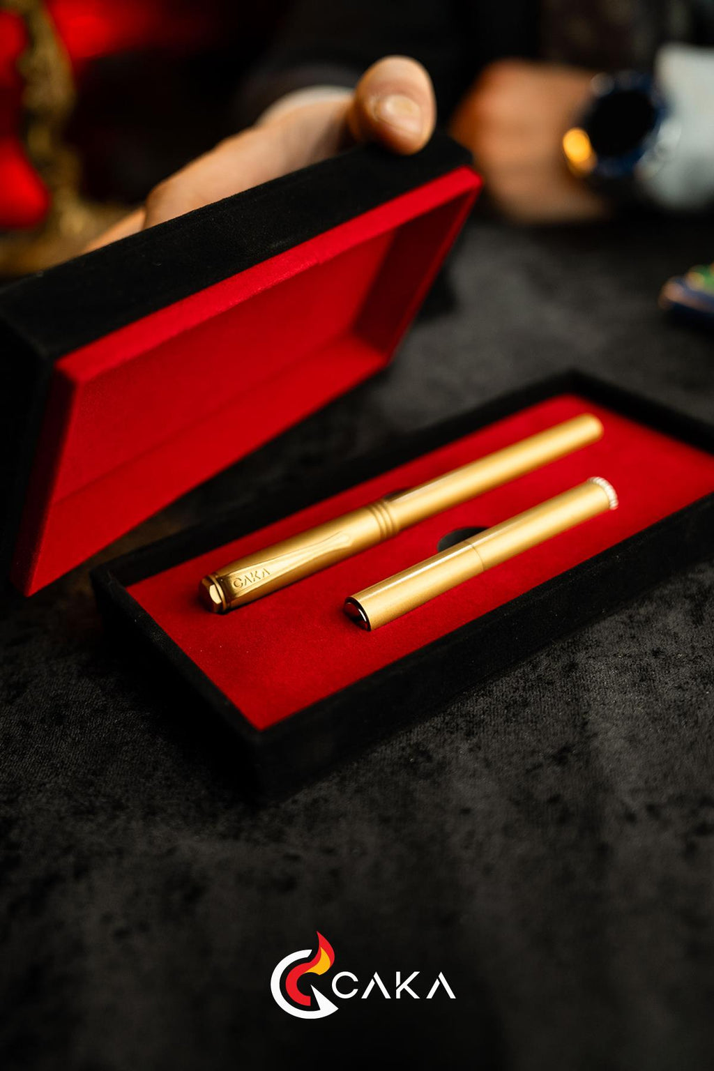 Kalem & Çakmak Serisi – Ateş & Mürekkep Seti