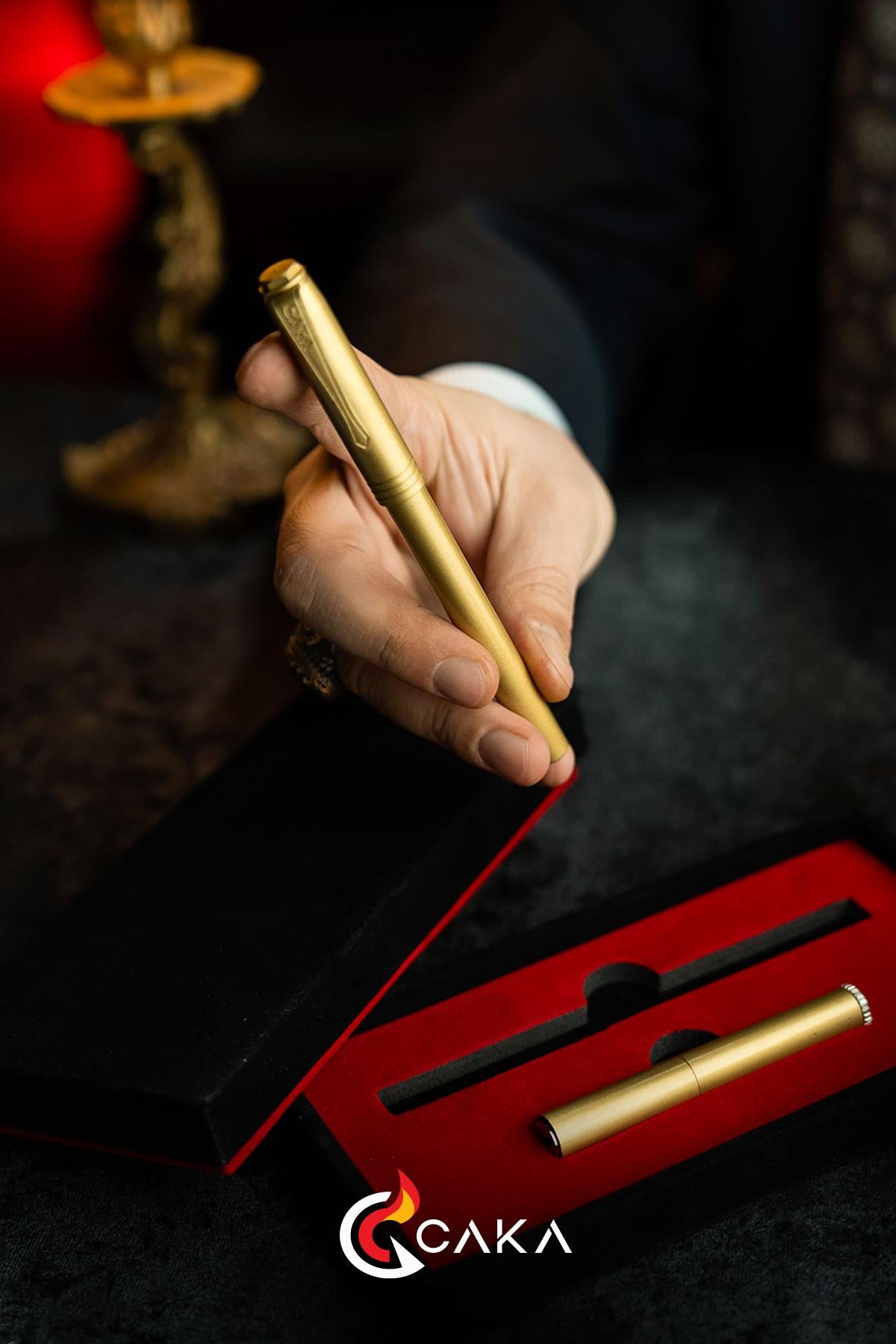 Kalem & Çakmak Serisi – Ateş & Mürekkep Seti