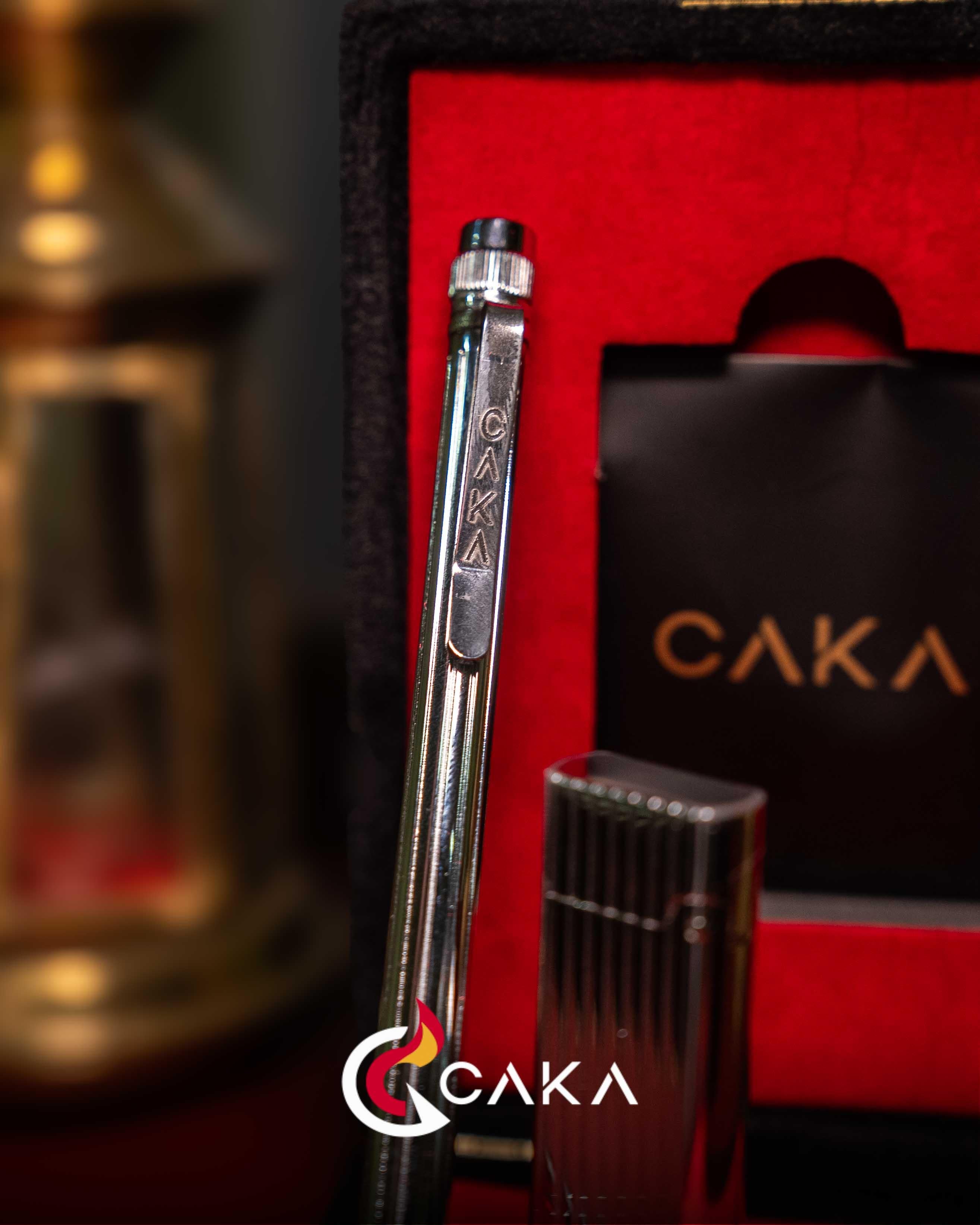 Kalem & Çakmak Serisi – Zen Gümüş Çizgi Set