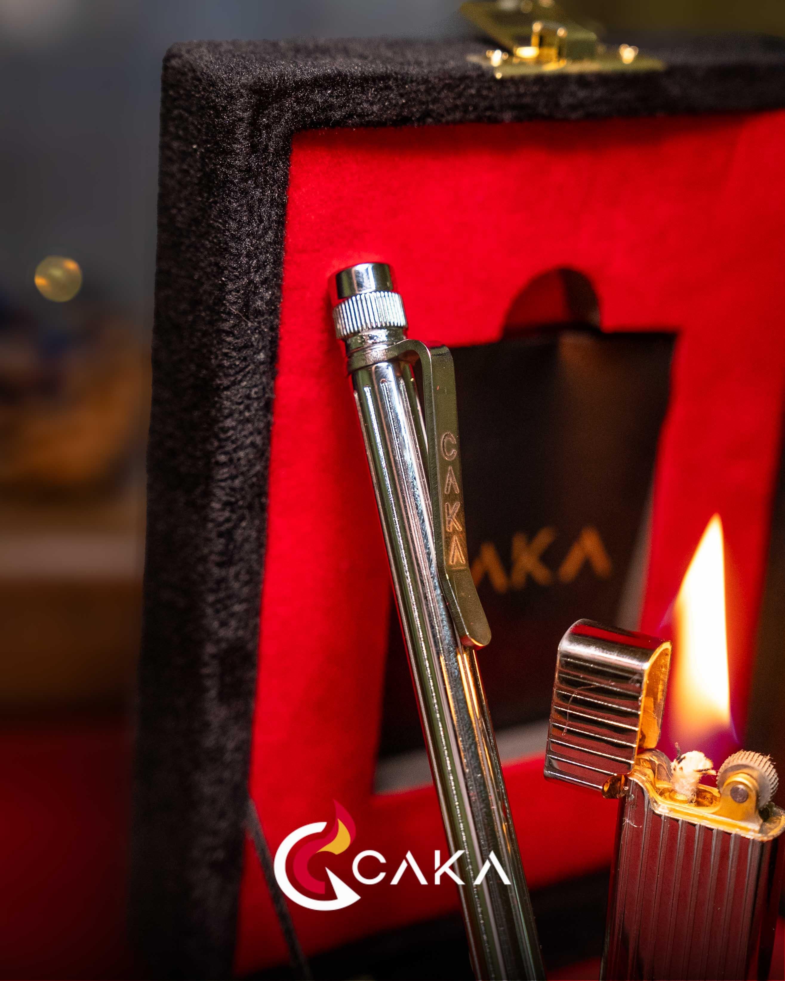 Caka Petra Altın Çizgi - Çakmak ve Kalem Seti-2