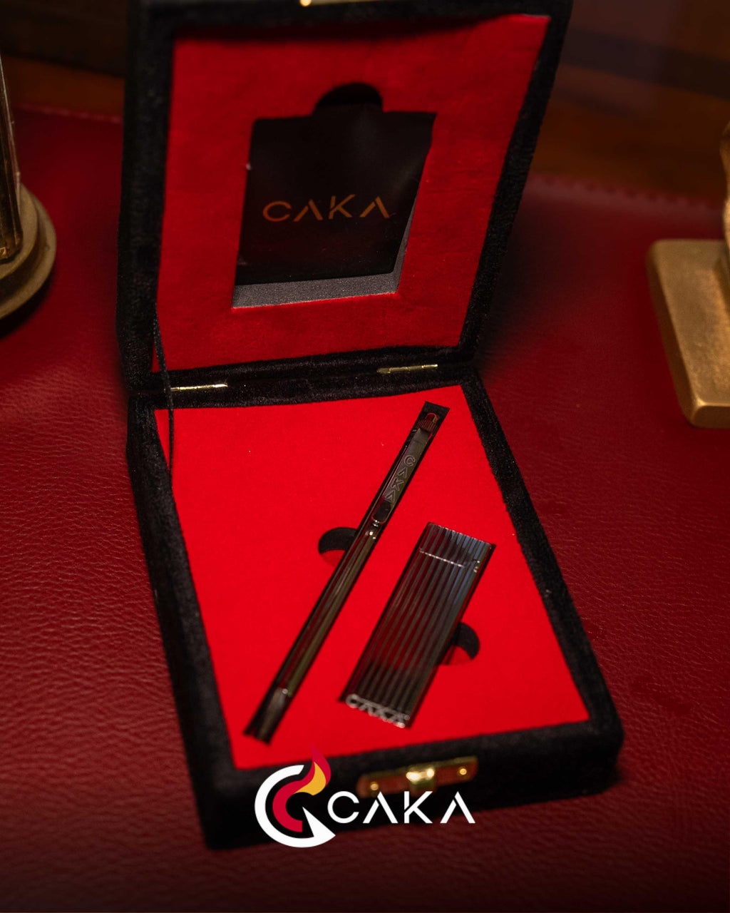 Caka Petra Altın Çizgi - Çakmak ve Kalem Seti-2